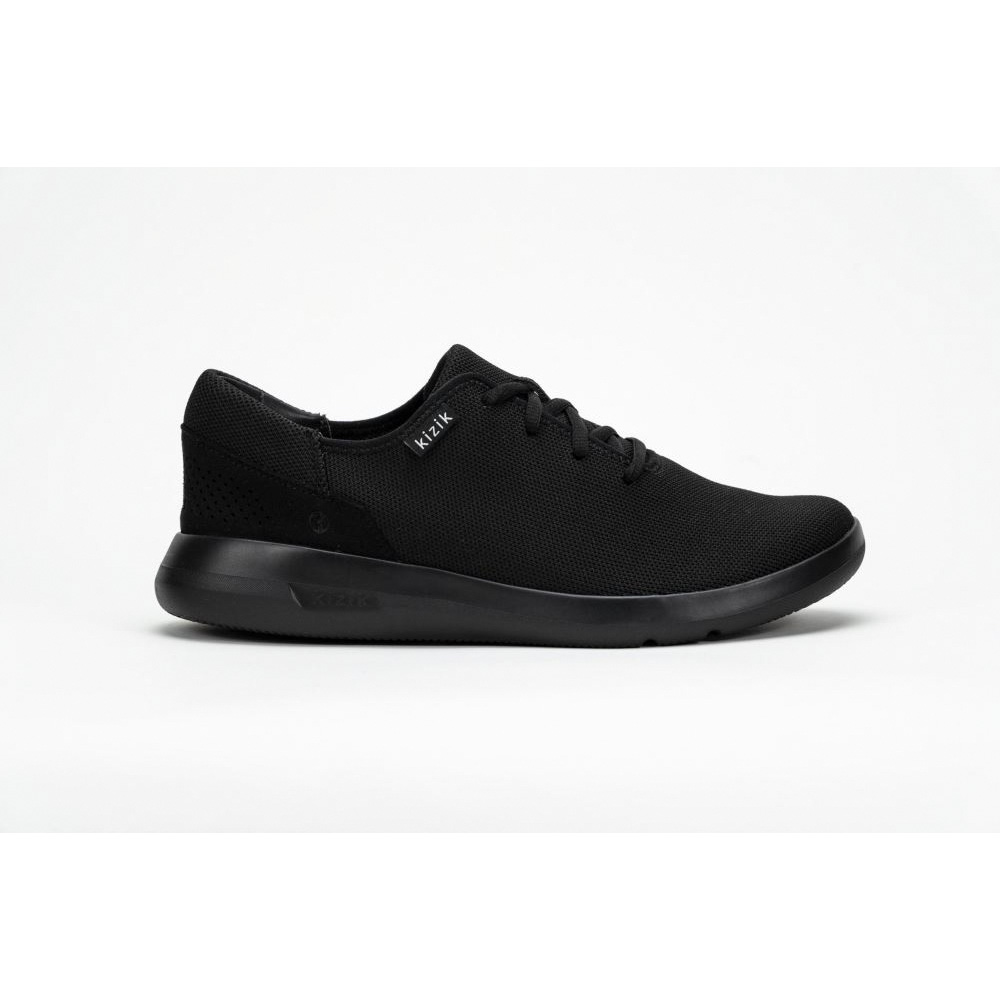 Kizik Men's Madrid Eco Knit - Black Black Outsole