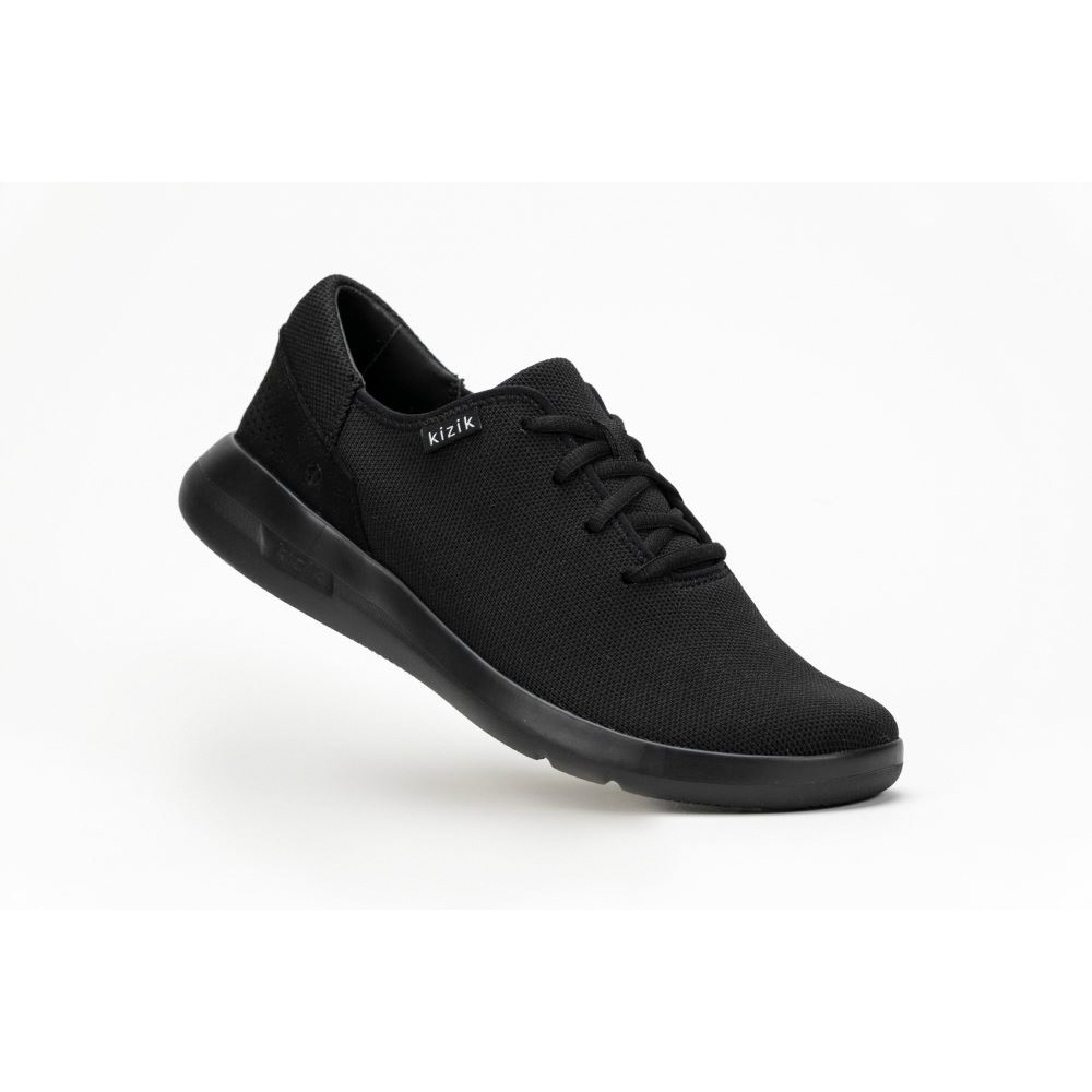 Kizik Men's Madrid Eco Knit - Black Black Outsole