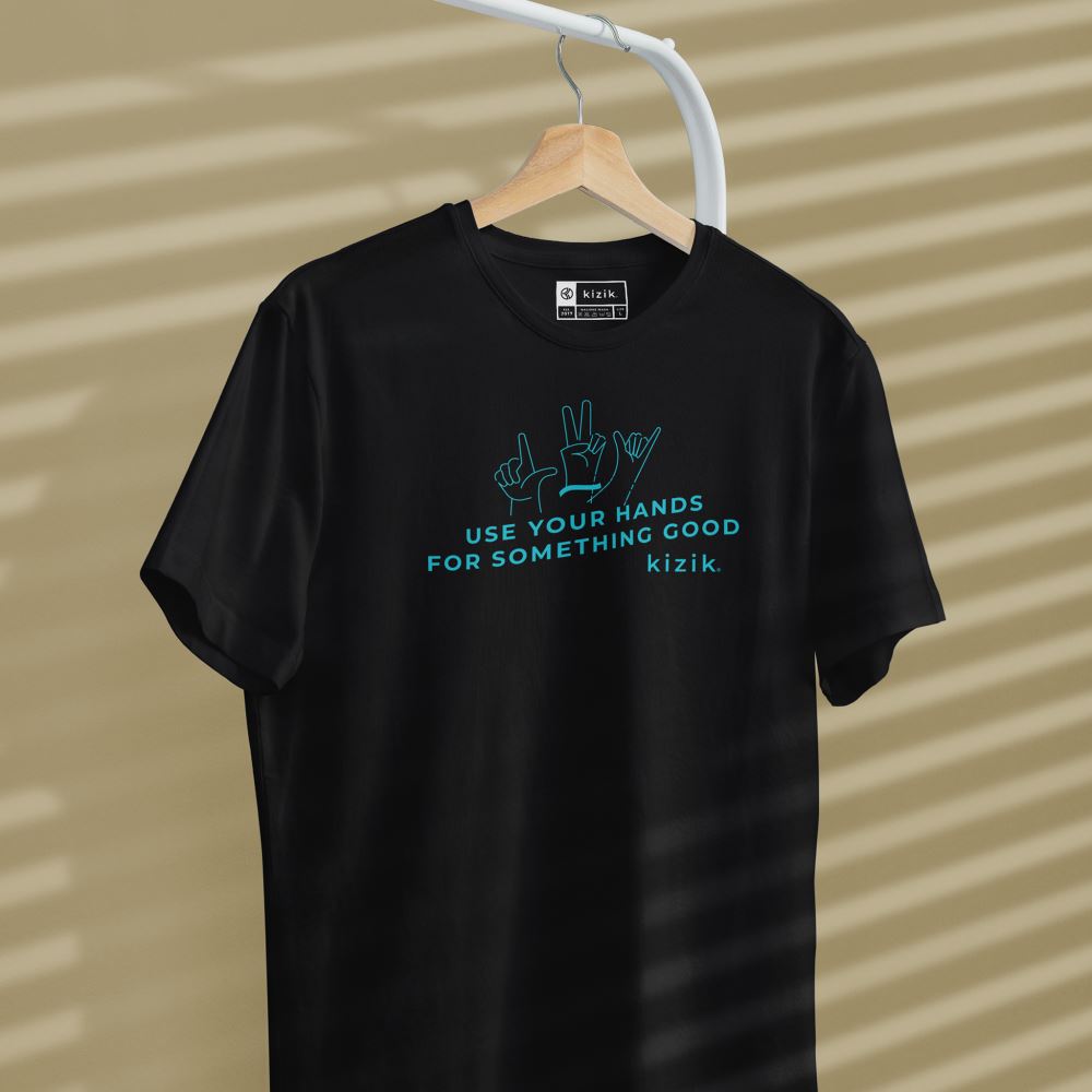 Kizik Women's Black Illustrative Shirt - Black