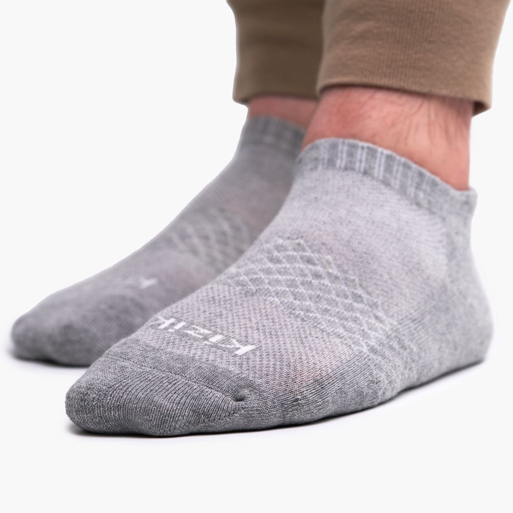 Kizik Ankle Socks - Heather Grey