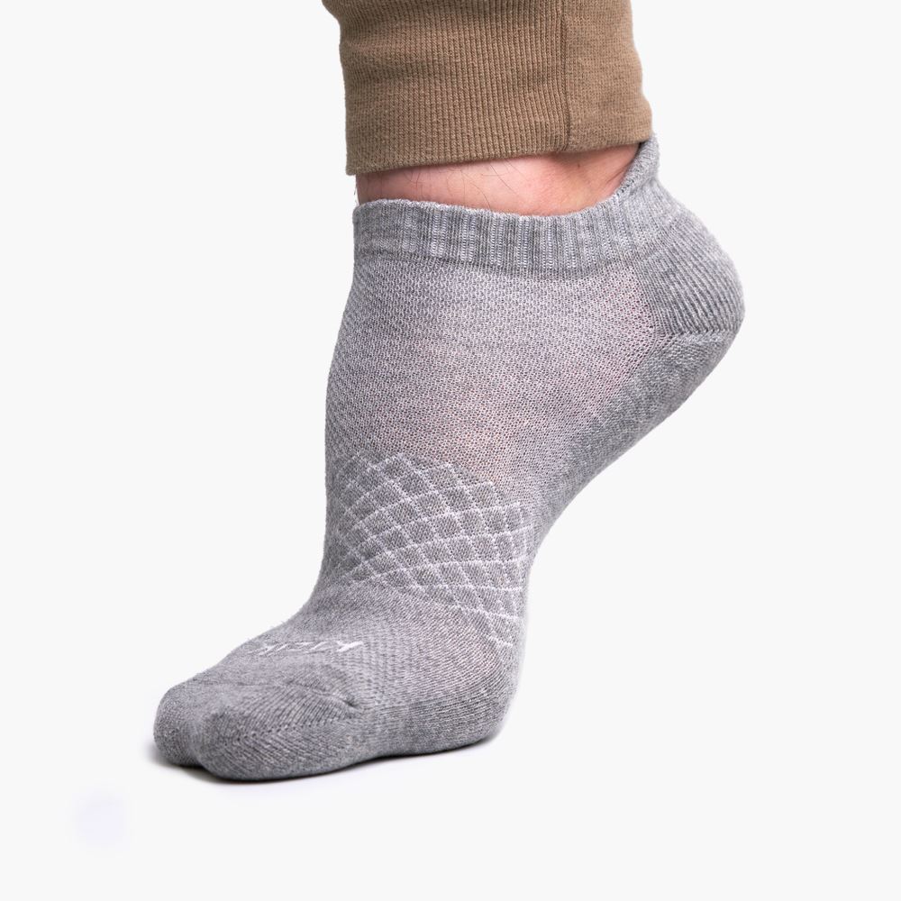 Kizik Ankle Socks - Heather Grey