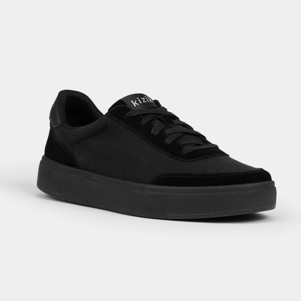 Kizik Men's Prague - Black (Black Outsole)
