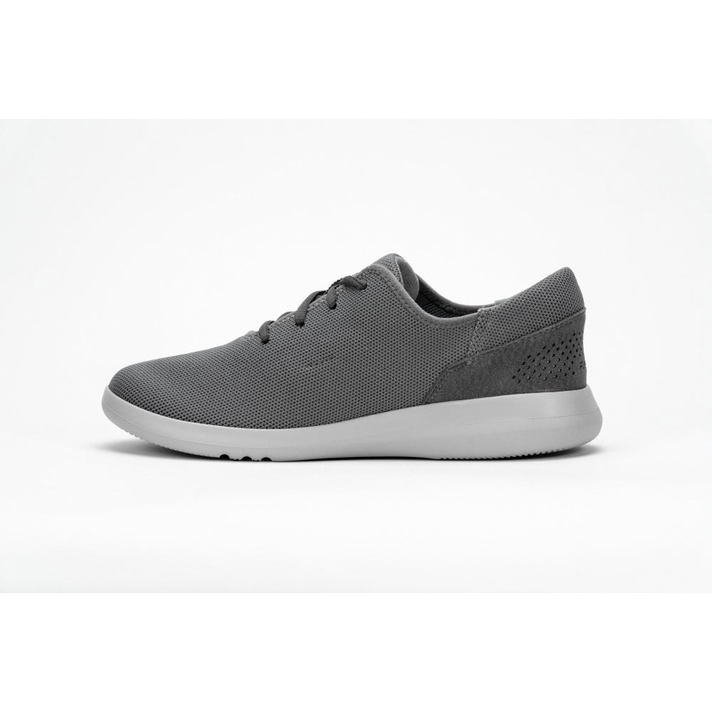 Kizik Men's Madrid Eco Knit - Light Grey Grey Outsole